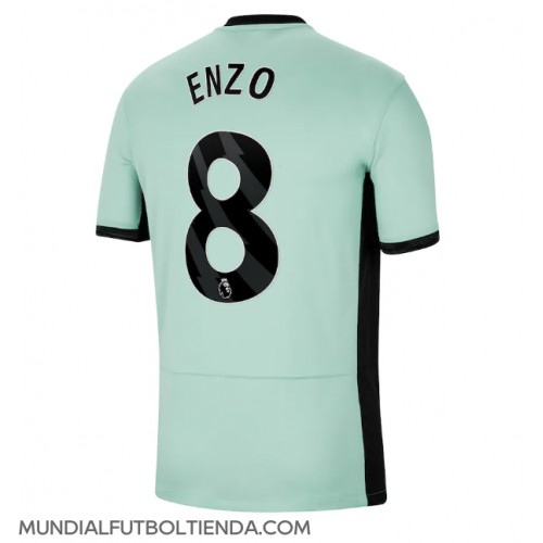 Camiseta Chelsea Enzo Fernandez #8 Tercera Equipación Replica 2023-24 mangas cortas